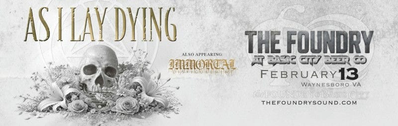 As I Lay Dying: Album Release Tour with Immortal Disfigurement