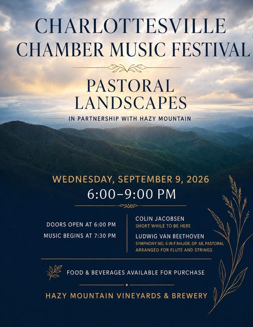 C-VILLE Chamber Music Festival: Pastoral Landscapes