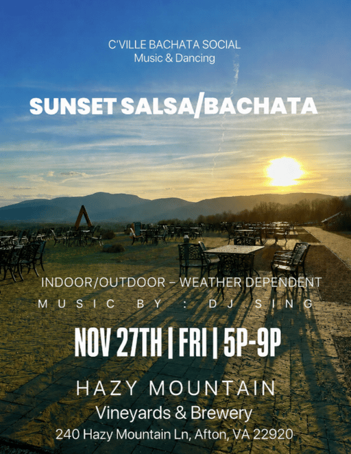 November Bachata with C'Ville Bachata Social