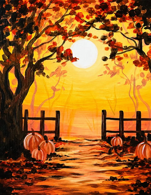 Paint + Sip "October Morning"