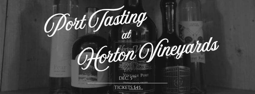 Port Tasting at Horton Vineyards
