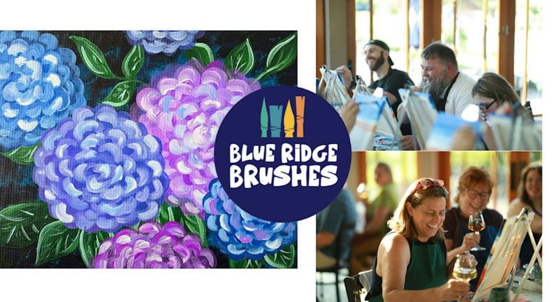 Paint & Sip — Bright Hydrangea