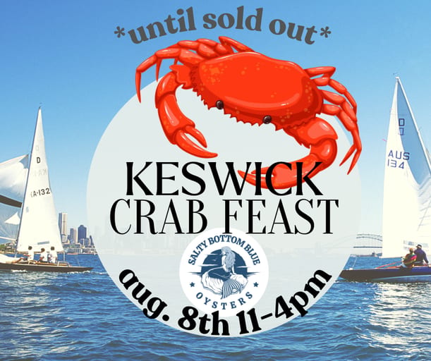 Crab Feast with Salty Bottom Blue Oyster Truck