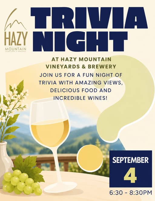Trivia Night at Hazy Mountain