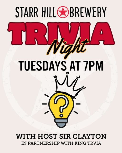 Trivia Night at Starr Hill Crozet
