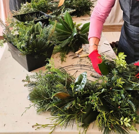 Holiday Wreath Workshop & Wine at Oakencroft Farm & Winery