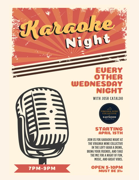 Karaoke Night at Virginia Wine Collective