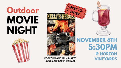 Outdoor Movie Night: Kelly's Heroes at Horton Vineyards