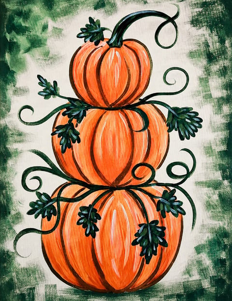 Paint + Sip "Stack o' Pumpkins"