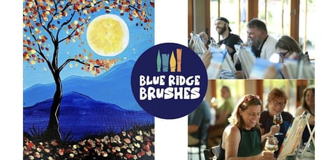 Paint & Sip with Blue Ridge Brushes at Hazy Mountain