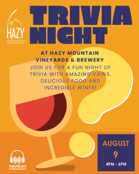 Trivia Night at Hazy Mountain