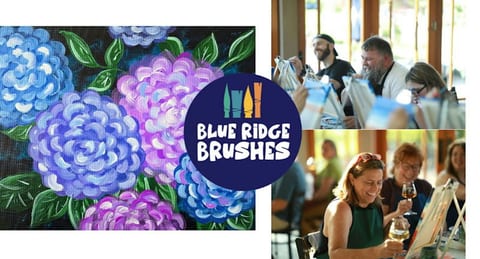 Paint & Sip — Bright Hydrangea