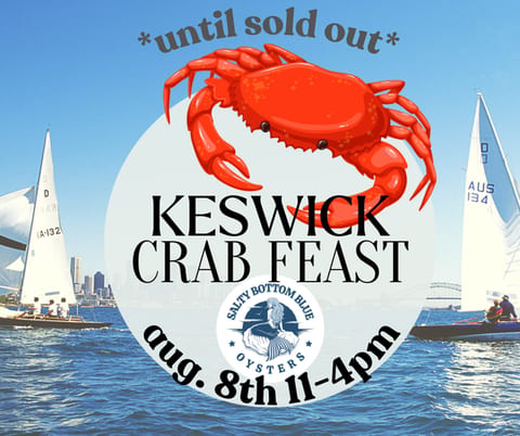 Crab Feast with Salty Bottom Blue Oyster Truck