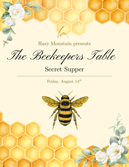 The Beekeeper's Table Secret Supper