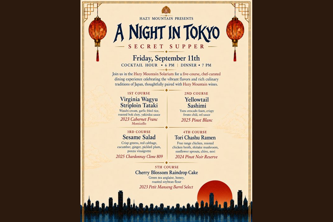 A Night in Tokyo Secret Supper at Hazy Mountain