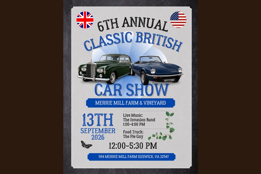 6th Annual Classic British Car Show at Merrie Mill
